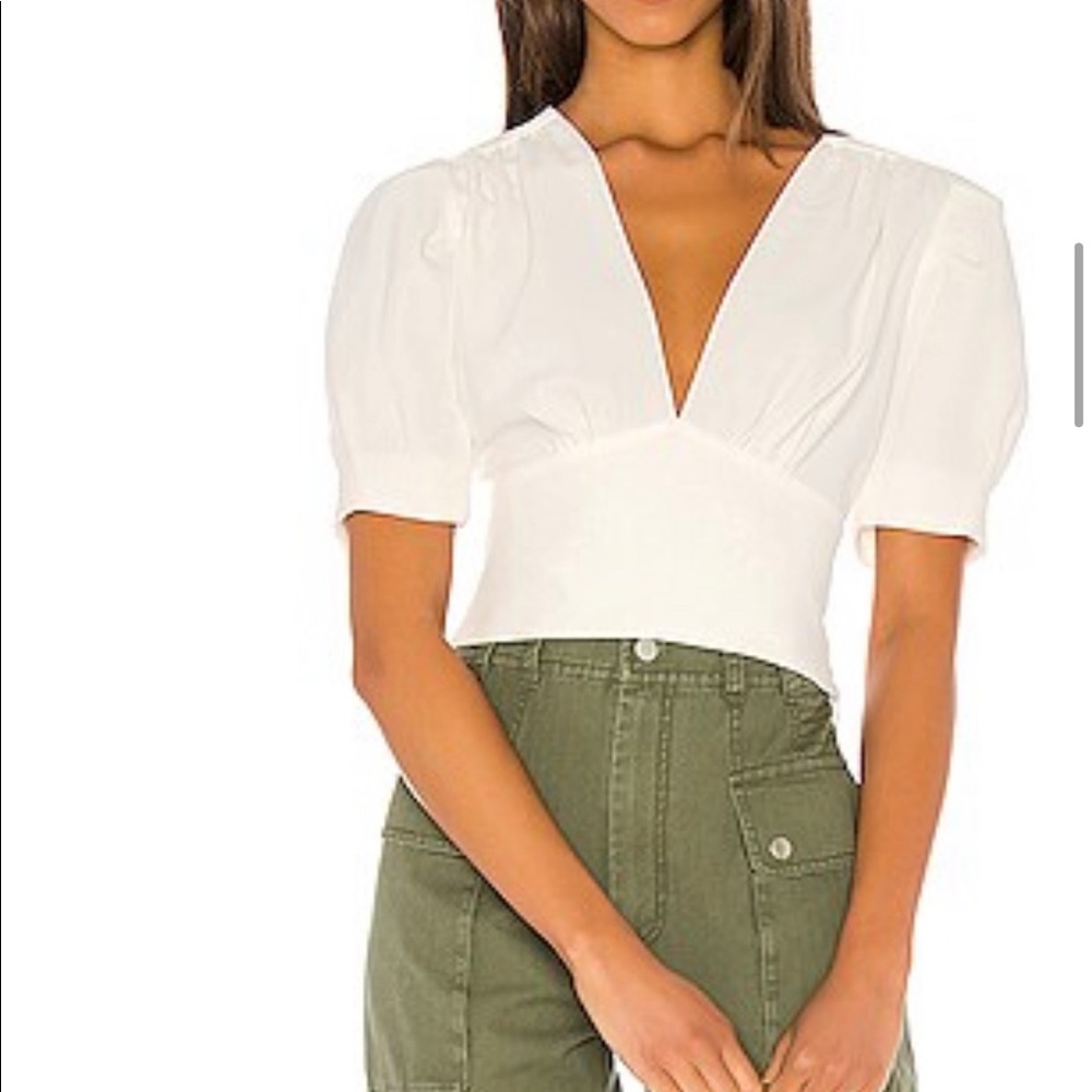 Amanda Uprichard cropped blouse